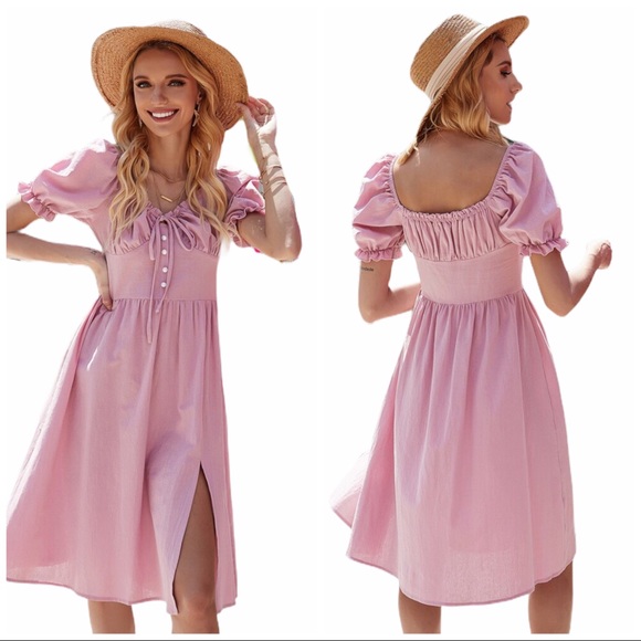 Dresses & Skirts - SMOCKED MIDI DRESS